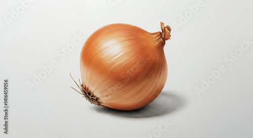 Wallpaper Mural Single whole onion food photography Torontodigital.ca