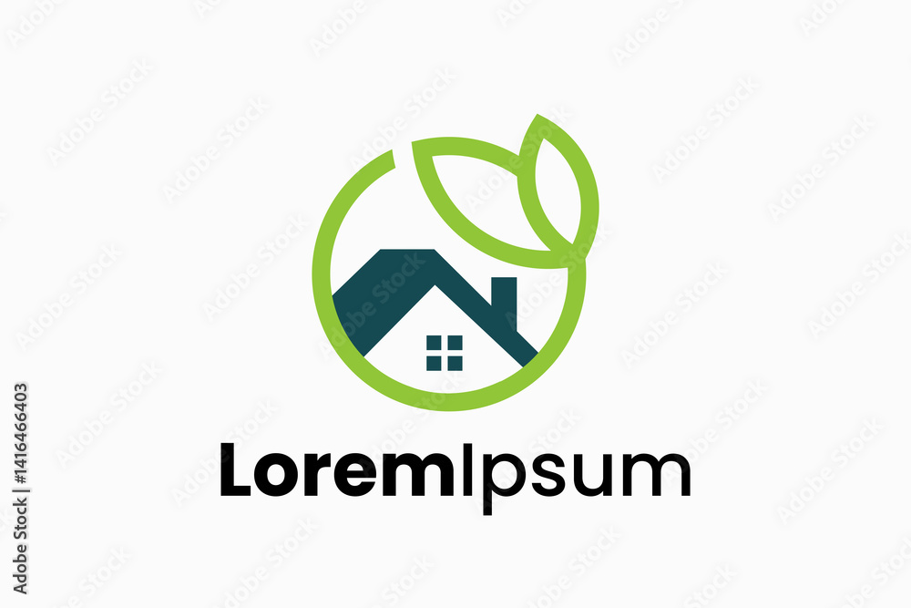 home leaf logo design vector home leaf logo design vector
