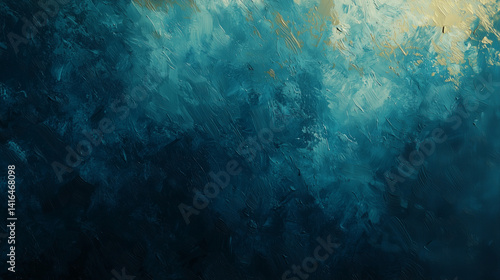 Abstract Oil Paint Background with Flowing Organic Brush Strokes