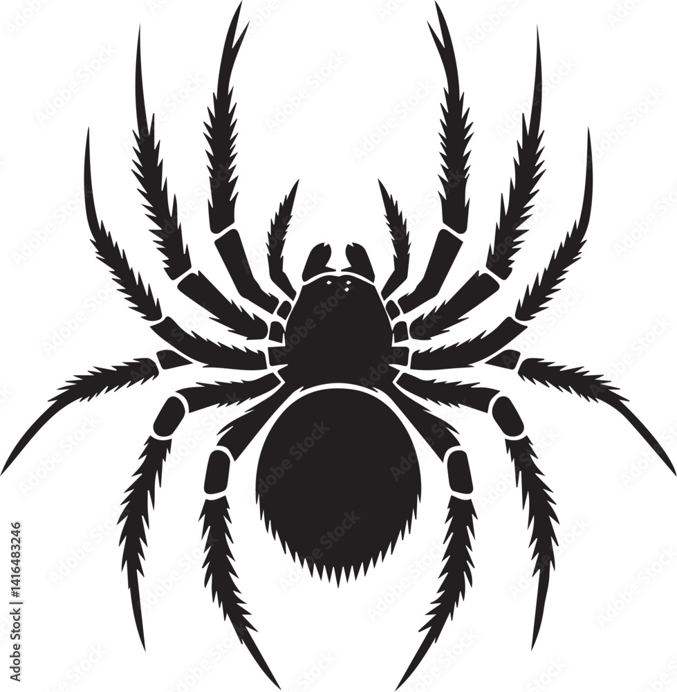Obraz premium Spider vector illustration