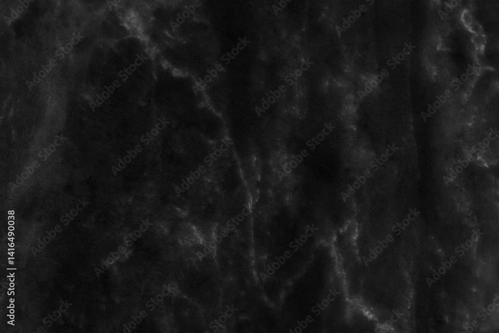 Black marble background and texture, horizontal shape