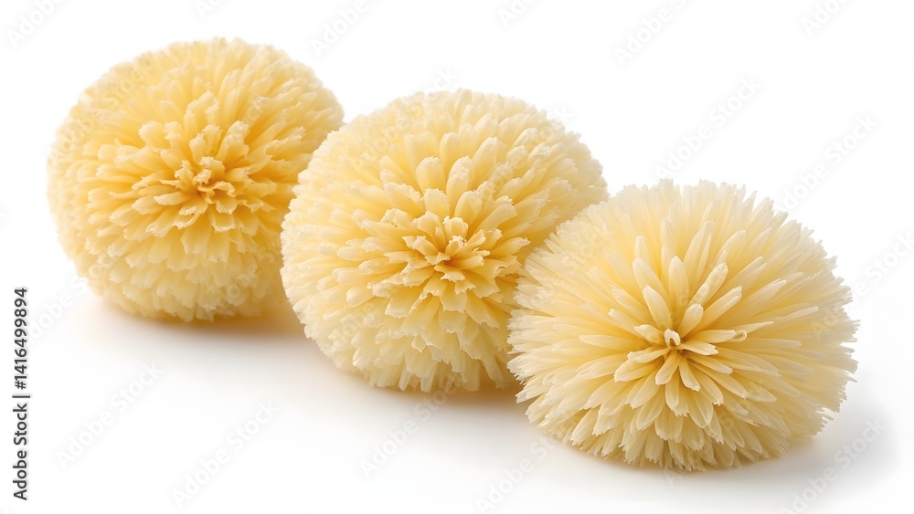 pom-poms isolated on white pom-poms isolated on white