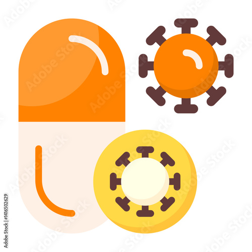 Antibiotic Flat Icon
