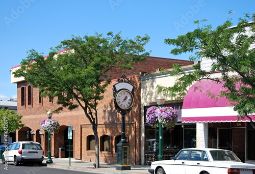 Street Scene in Downtown Coeur d Alene, Idaho