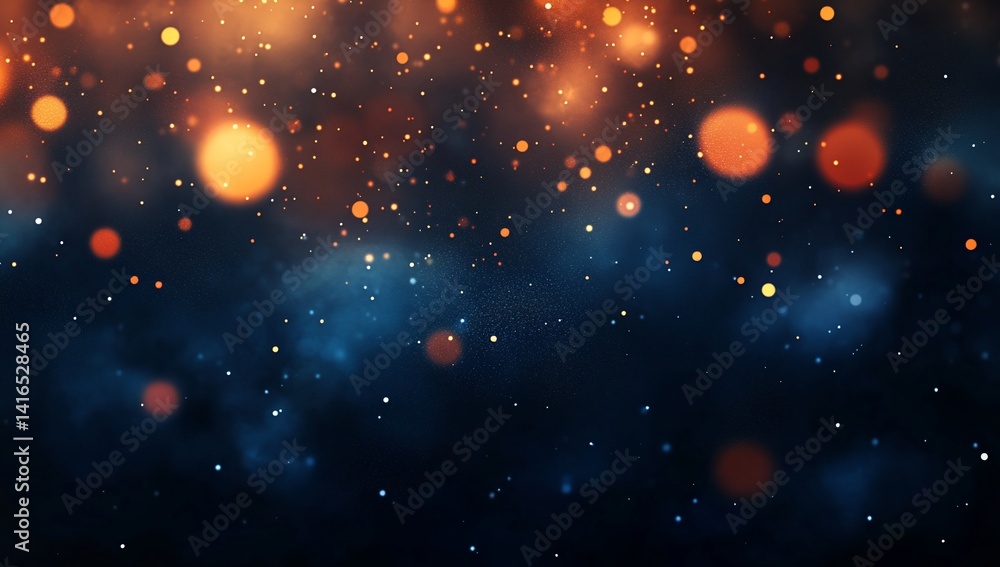 Obraz premium Abstract bokeh of warm and cool colors
