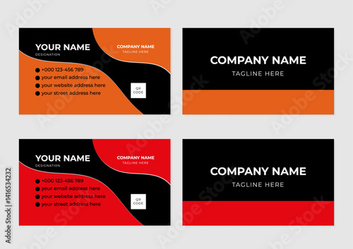 Business card template