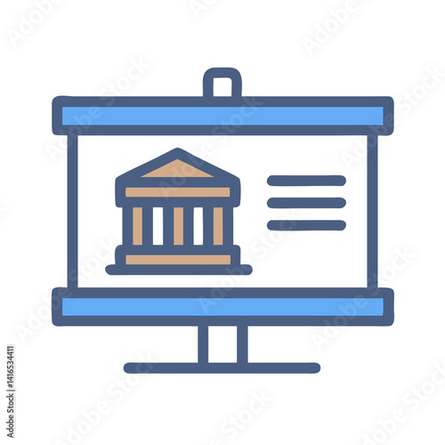  museum-presentation-board-icon