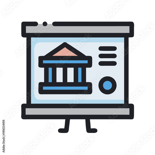  museum-presentation-board-icon