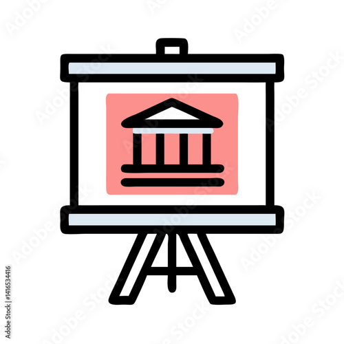  museum-presentation-board-icon