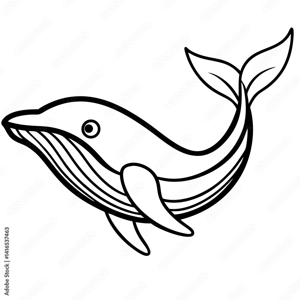 Fototapeta premium vector illustration of a fish