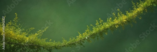Abstract green and yellow textured background, suggesting new growth , visual, lush
