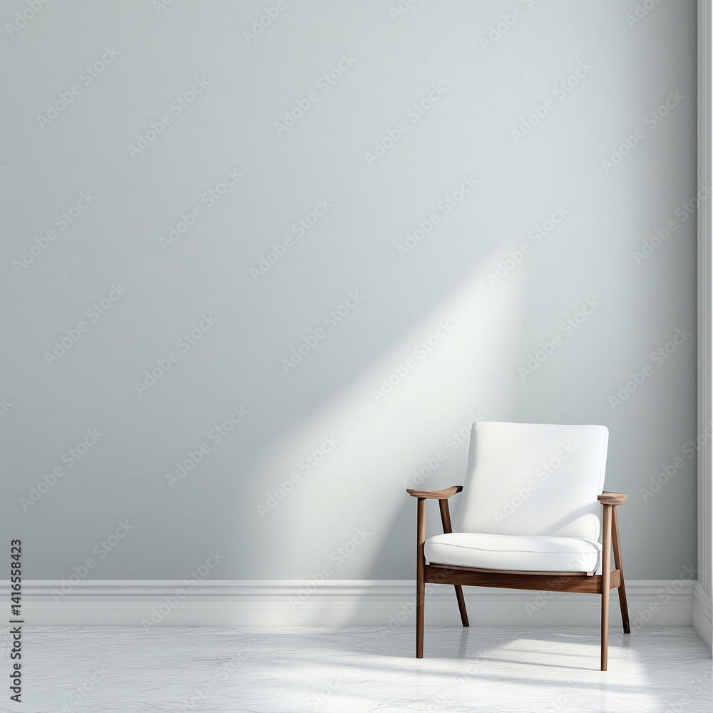 White Chair in Empty Room
White Chair in Empty Room