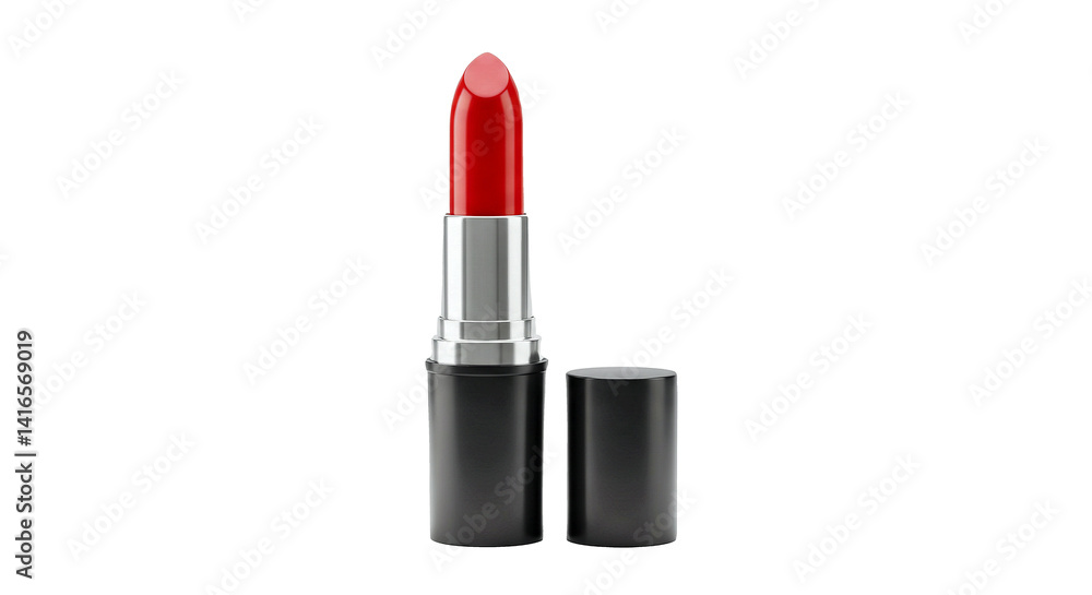 Red Lipstick with Black Case and Cap Red Lipstick with Black Case and Cap