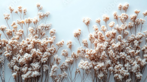 Wallpaper Mural Delicate white flowers soft texture minimalist nature photography Torontodigital.ca