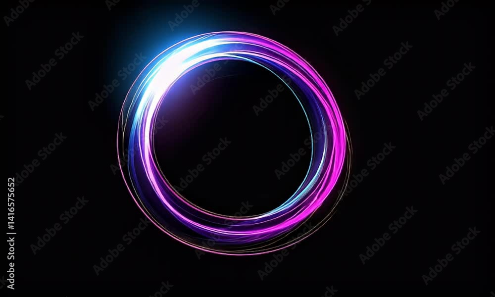 Abstract neon circle design with vibrant colors. Abstract neon circle design with vibrant colors.