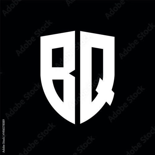 Letter bq or qb logo template