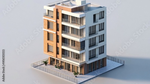 Low rise apartment building