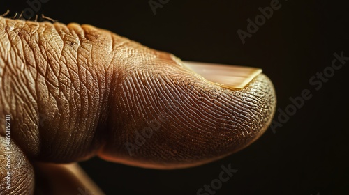 Wallpaper Mural Closeup of Human Finger Showing Detailed Skin Texture and Nail Torontodigital.ca