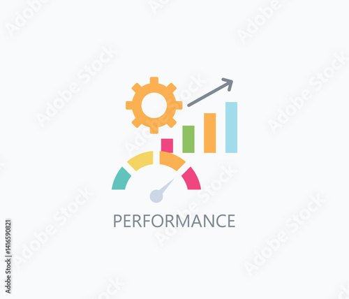 Performance Icon Or Logo Isolated Illustration