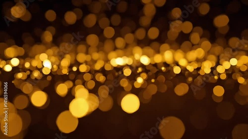 Abstract gold waves with light reflections effect

