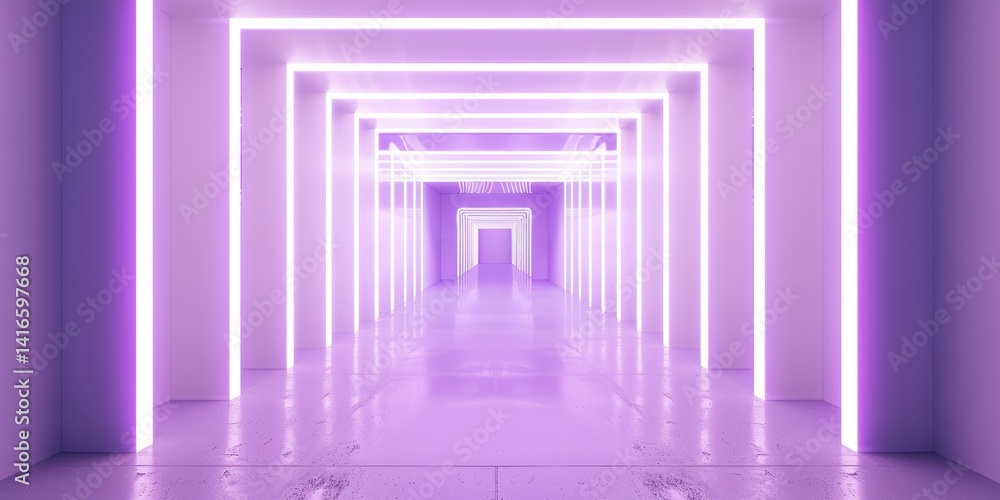 Isolated in white background,abstract neon light background,bright glowing lines inside square tunnel,ultraviolet portal,performance stage,showcase,empty corridor,podium with floor reflection Isolated in white background,abstract neon light background,bright glowing lines inside square tunnel,ultraviolet portal,performance stage,showcase,empty corridor,podium with floor reflection