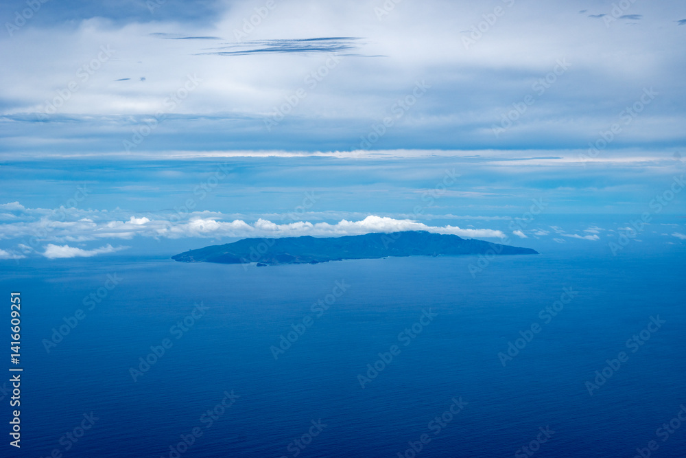 Aerial view of Ua Huka in the Marquesas Islands, French Polynesia Aerial view of Ua Huka in the Marquesas Islands, French Polynesia