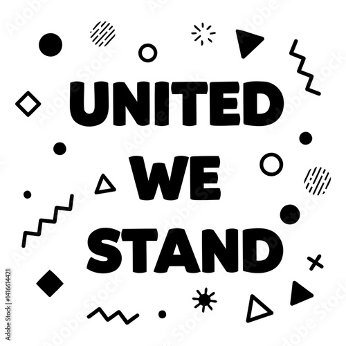 Motivational graphic with bold typography and geometric shapes. Suitable for social media posts, posters, or merchandise.  Modern, impactful style.