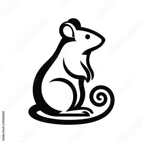  Standing Rat silhouette