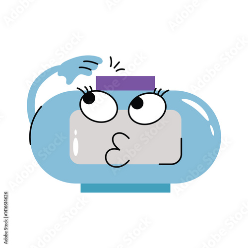 Pencil sharpener Vector Sticker. Eps 10 File 
