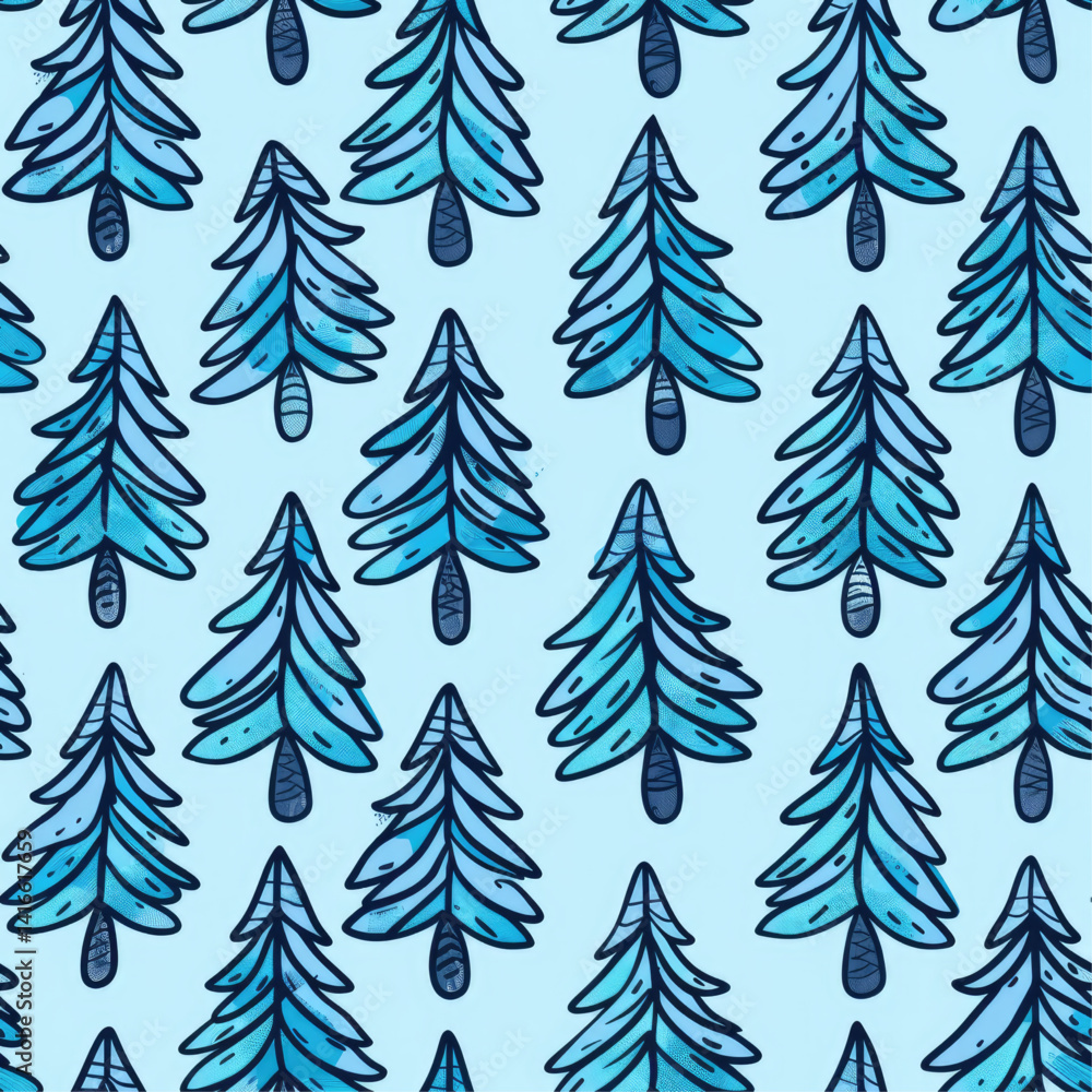 Obraz premium pine tree background
