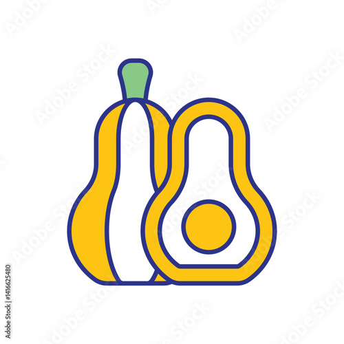 Squash Icon vector stock illustration