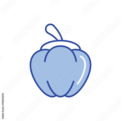 Bell Pepper Icon vector stock illustration