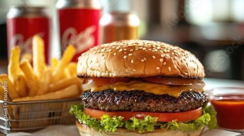 Double cheeseburger meal photography fast food restaurant food photography delicious meal appetizing food restaurant menu food pic