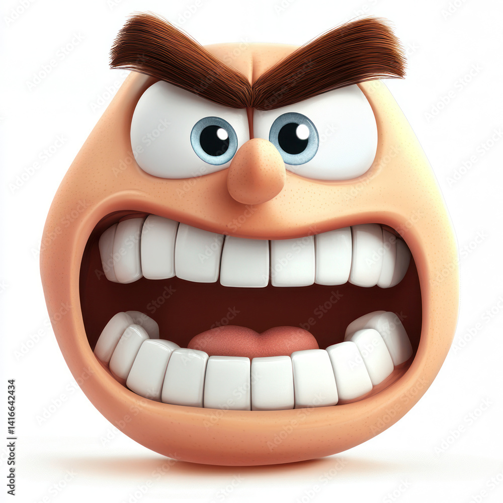 Obraz premium cartoon face of a smile