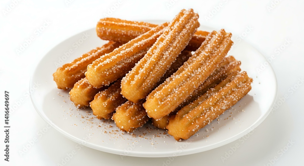 Churros on White Background Churr Churros on White Background Churr