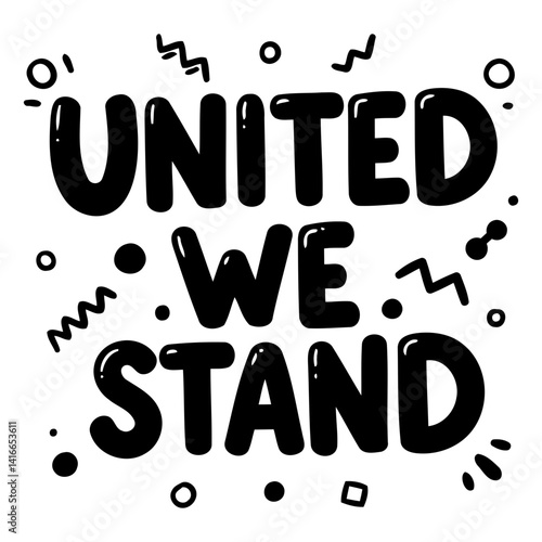 Bold, playful typography with a motivational message.  Cartoonish style with abstract embellishments.  Ideal for social media graphics, apparel, or inspiring posters.