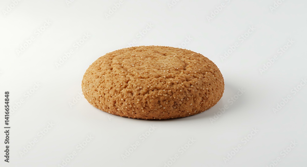 Canela cookie on a white background Canela cookie on a white background