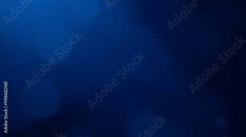 Dark Blue Bokeh Background - Defocused Light Effect