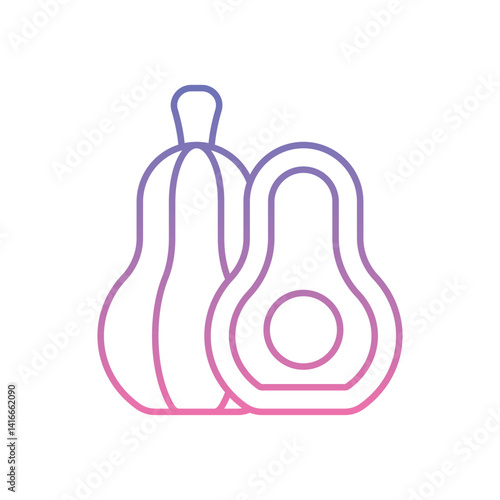 Squash Icon vector stock illustration