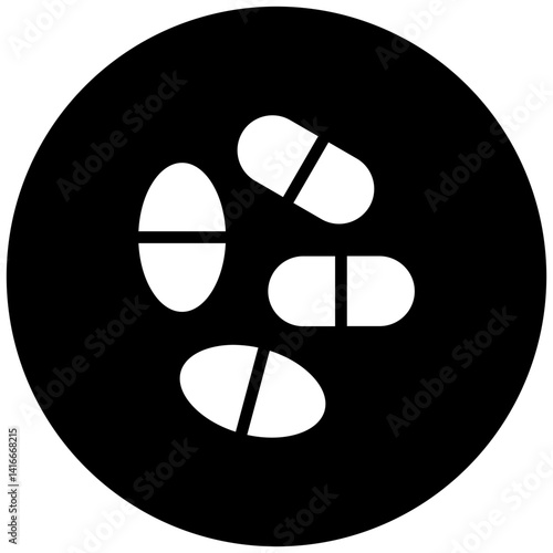 Vector Design Pills Icon Style