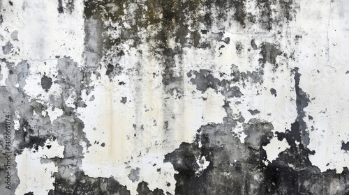 Wallpaper Mural Weathered White and Black Concrete Wall Texture Torontodigital.ca