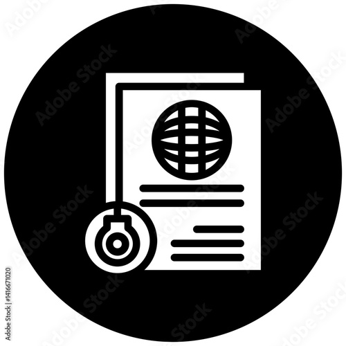 Vector Design Deported Icon Style