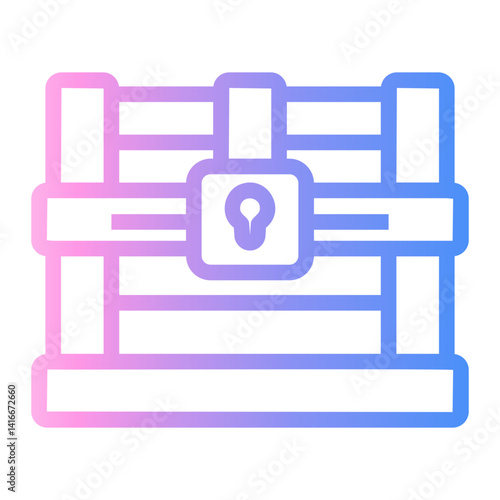 antique Line Gradient Icon