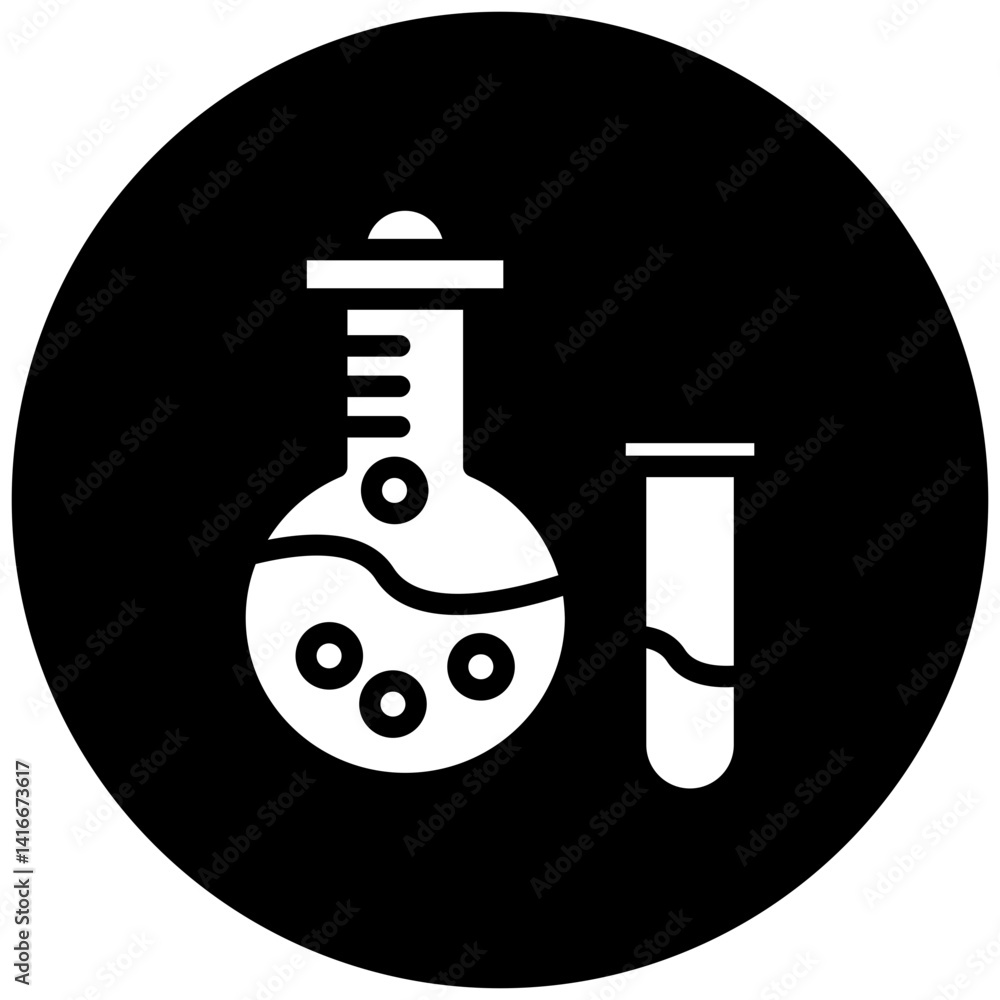 Flasks Icon Style Flasks Icon Style