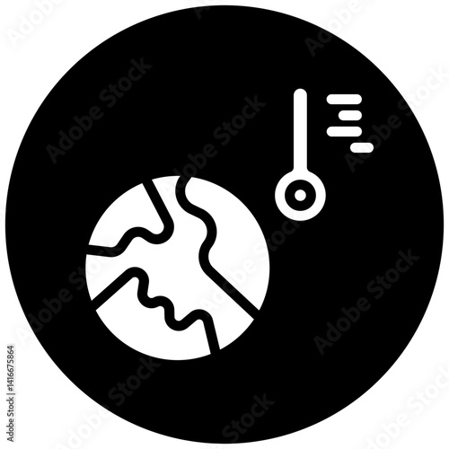Global Warming Icon Style
