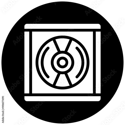 Compact Disk Icon Style