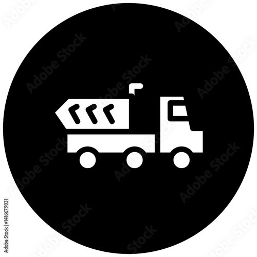 Dump Truck Icon Style