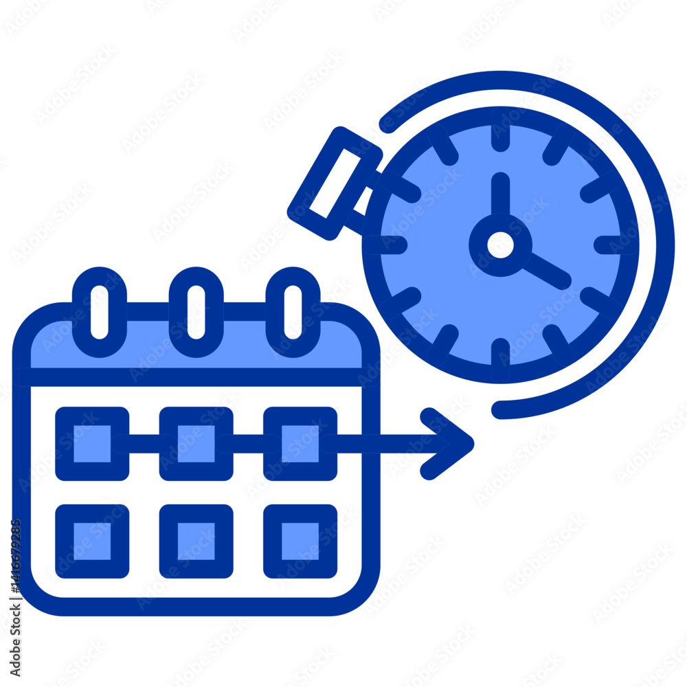 Obraz premium Time Line Icon