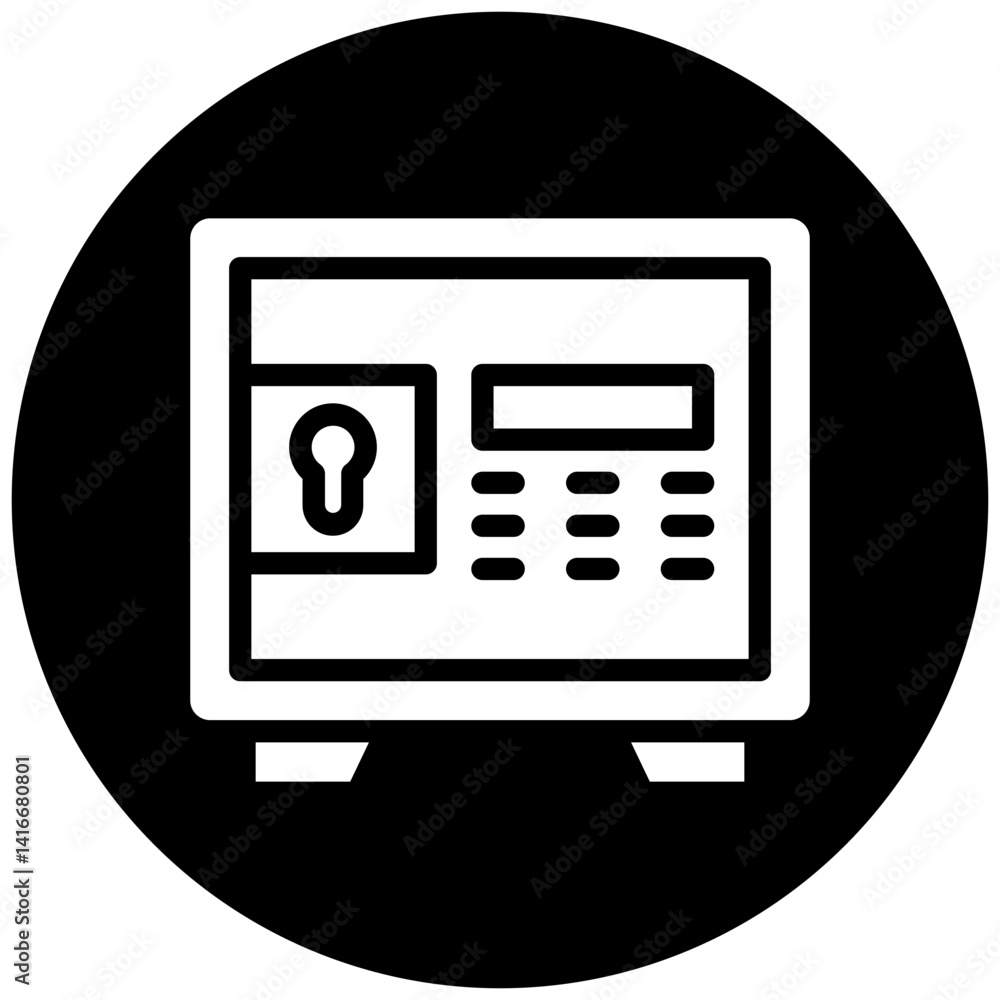 Safe Box Icon Style Safe Box Icon Style