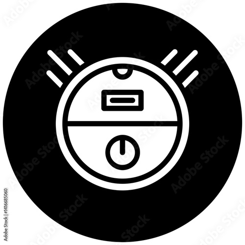 Robot Vaccum Icon Style